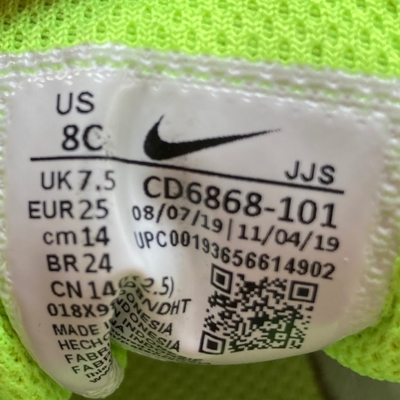 Nike Air Max 90 'Volt' CD6868-101 US 8C - Picture 7 of 11